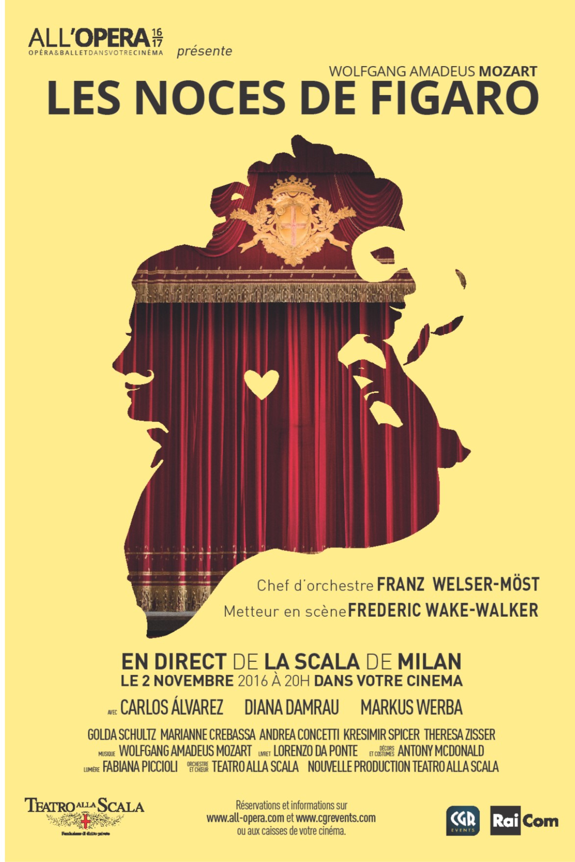 Les Noces de Figaro - All'Opera (CGR Events)