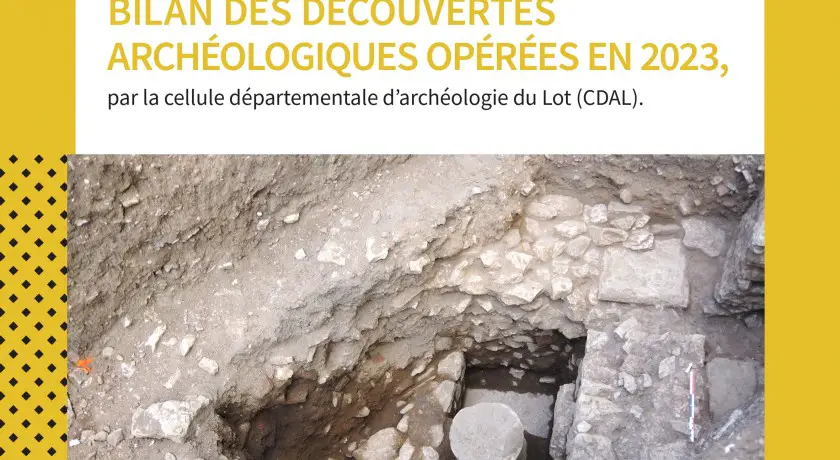 Conférence du patrimoine "bilan des découvertes archéologiques opérées en 2023"