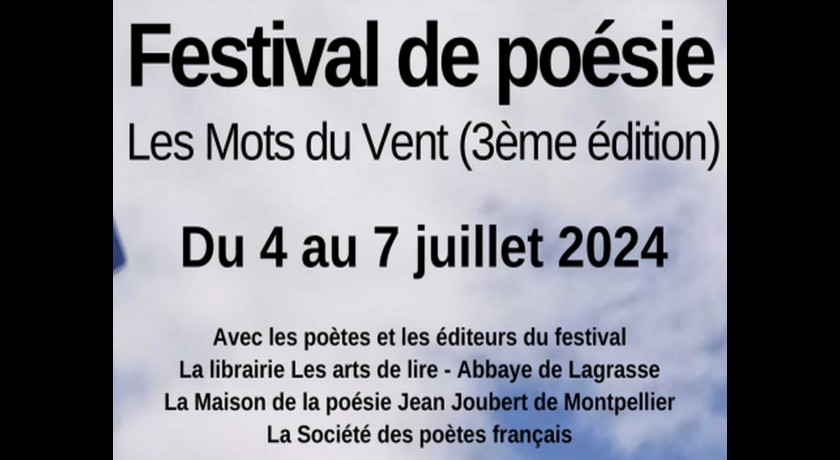 Festival de poÉsie : les mots du vent - 3Ème edition