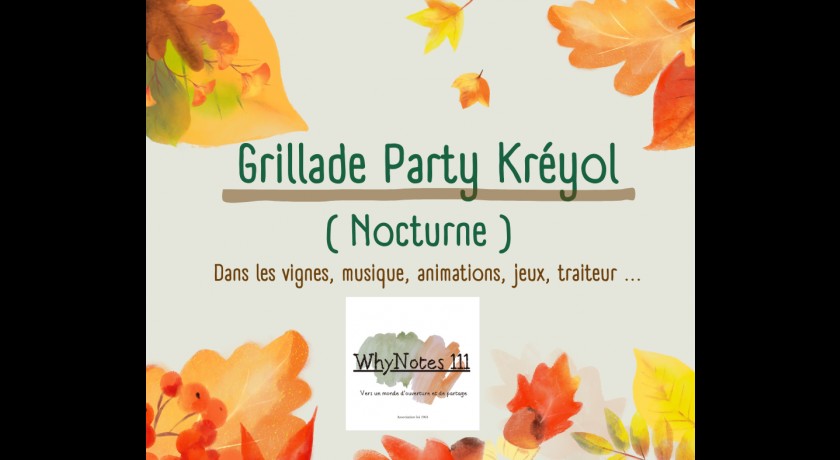 Grillade party kréyol  (nocturne) - g.p.k