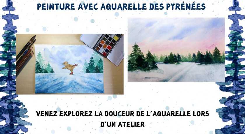 Cahier Aquarelle Pour Adultes - Papier Résistant à L'eau, Ouverture à Plat 360°, Inclus Boîte Aquarelle 12 Couleurs Et Pinceau