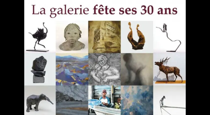 La galerie fête ses 30 ans : exposition collective