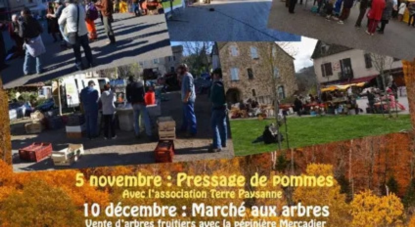 Marché de najac le dimanche matin