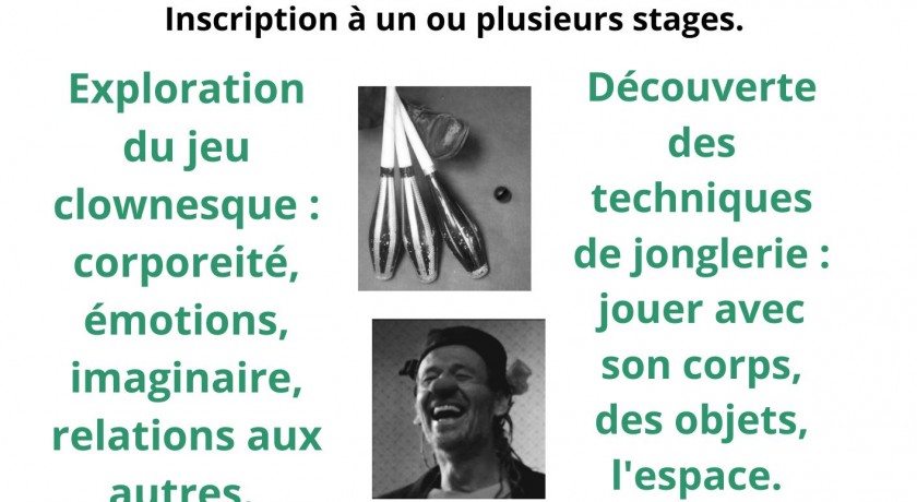 Stage de cirque "expression jonglée"