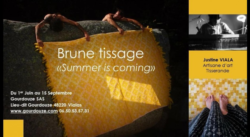 Summer is coming  -&nbsp;brune tissage