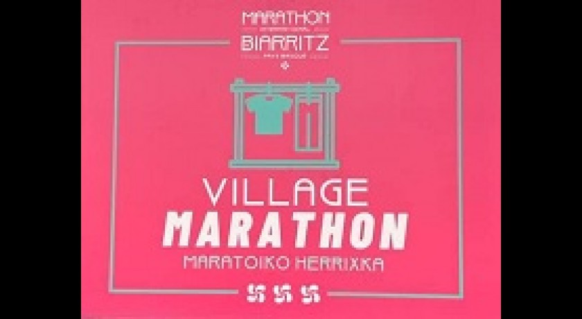 Village marathon international biarritz pays basque