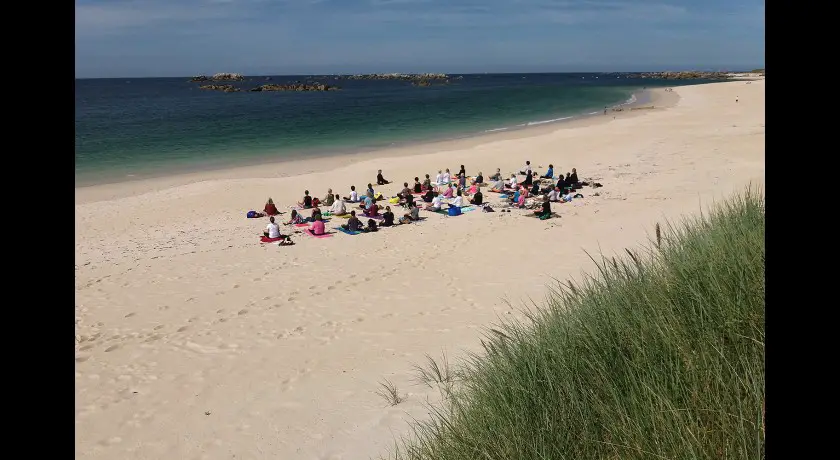 Yoga à la plage