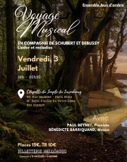 Voyage musical en compagnie de Schubert et Debussy