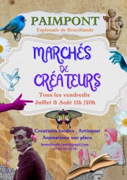 les marchés de créateurs de broceliande