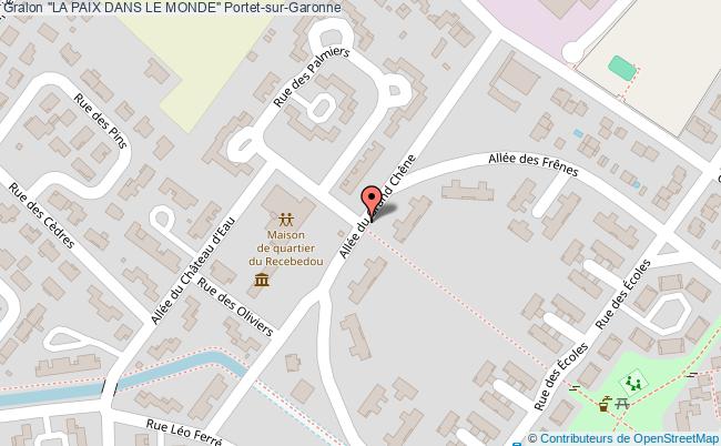 plan "la Paix Dans Le Monde" Portet-sur-Garonne