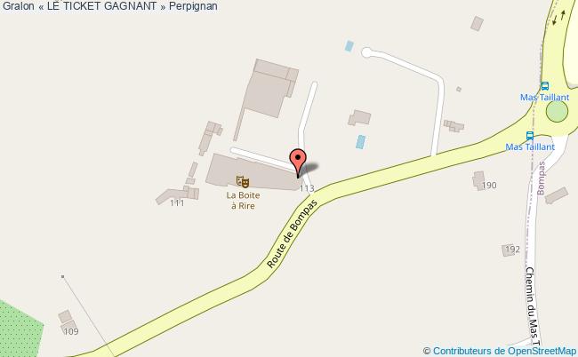 plan « Le Ticket Gagnant » Perpignan