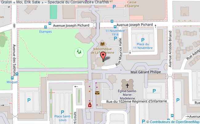 plan « Moi, Erik Satie » – Spectacle Du Conservatoire Chartres