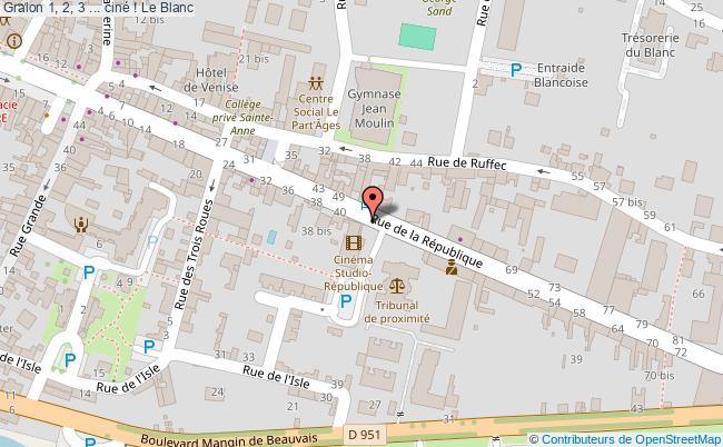 plan 1, 2, 3 ... Ciné ! Le Blanc