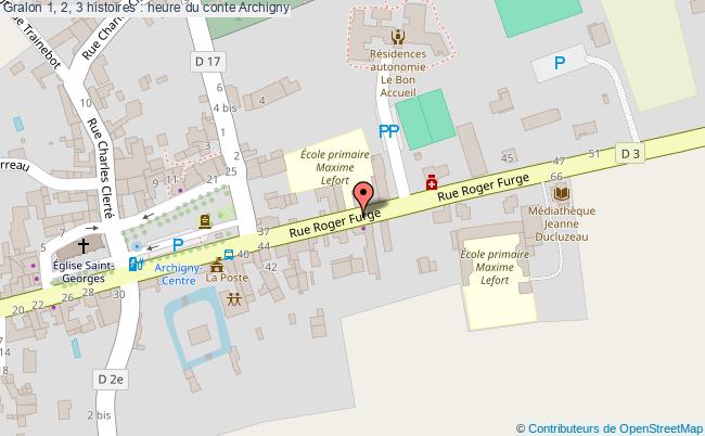 plan 1, 2, 3 Histoires : Heure Du Conte Archigny