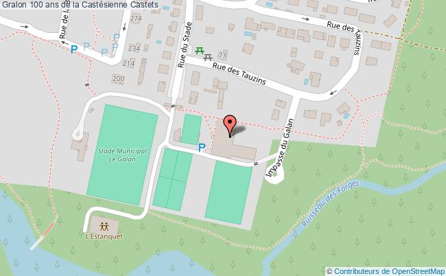 plan 100 Ans De La Castésienne Castets