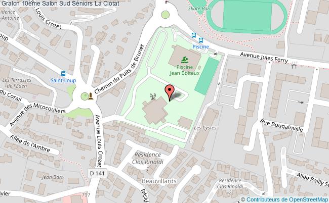 plan 11ème Salon Sud Séniors La Ciotat