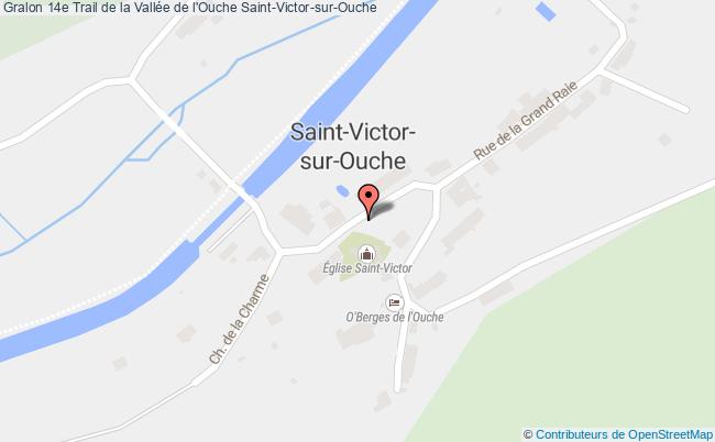 plan 14e Trail De La Vallée De L'ouche Saint-Victor-sur-Ouche