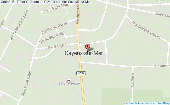 plan 15e Dîner-croisière De Cayeux-sur-mer Cayeux-sur-Mer