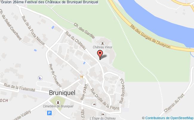 plan 27ème Festival Des Châteaux De Bruniquel Bruniquel