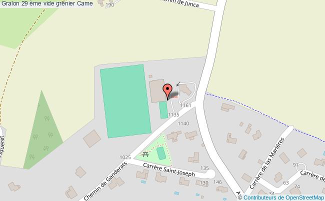 plan 29 ème Vide Grenier Came