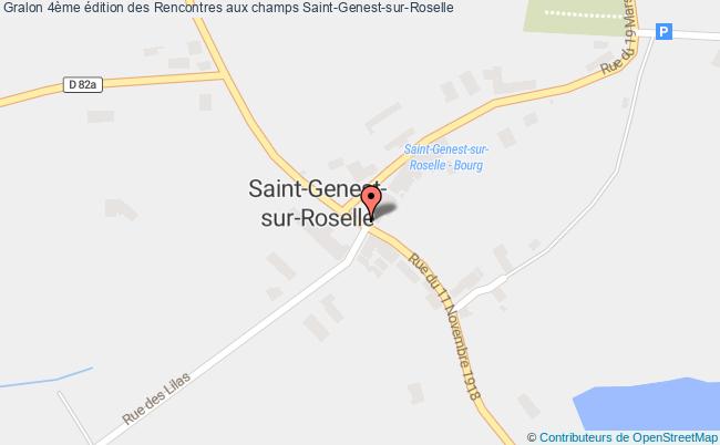 plan 4ème édition Des Rencontres Aux Champs Saint-Genest-sur-Roselle