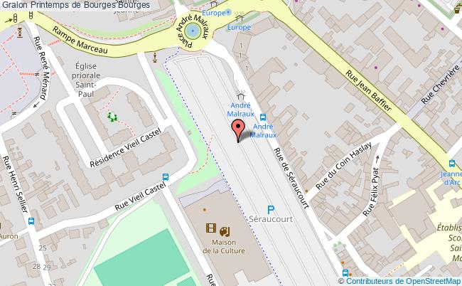 plan 50ème édition Du Printemps De Bourges ! Bourges