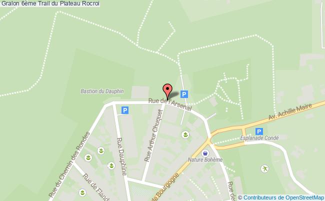 plan 7ème Trail Du Plateau Rocroi