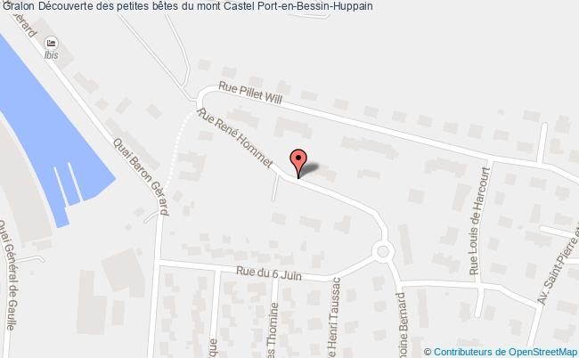 plan A La Découverte Des Petites Bêtes Du Mont Castel. Port-en-Bessin-Huppain