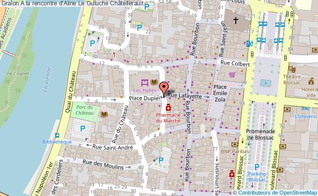 plan A La Rencontre D'aline Le Guluche Châtellerault