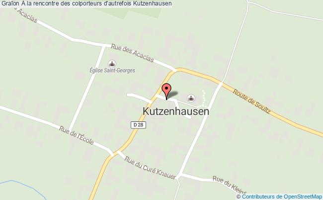 plan À La Rencontre Des Colporteurs D'autrefois Kutzenhausen