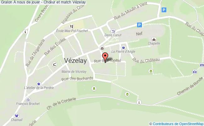 plan À Nous De Jouer - Chœur Et Match Vézelay