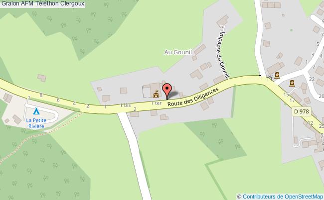 plan Afm Téléthon Clergoux