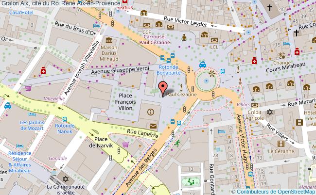 plan Aix, Cité Du Roi René Aix en Provence