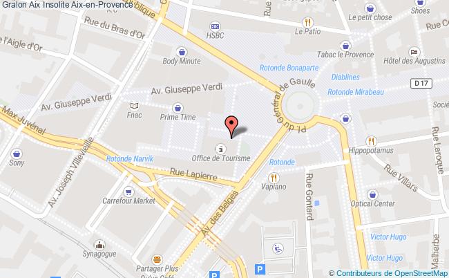 plan Aix Insolite Aix en Provence