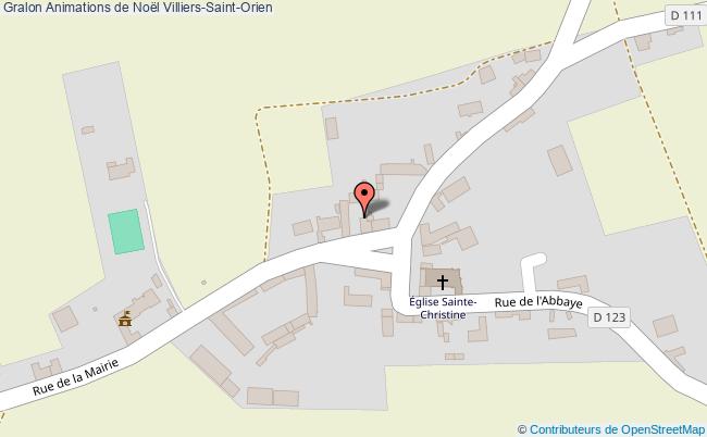 plan Animations De Noël Villiers-Saint-Orien