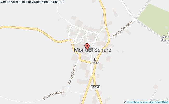 plan Animations Du Village Montrol-Sénard