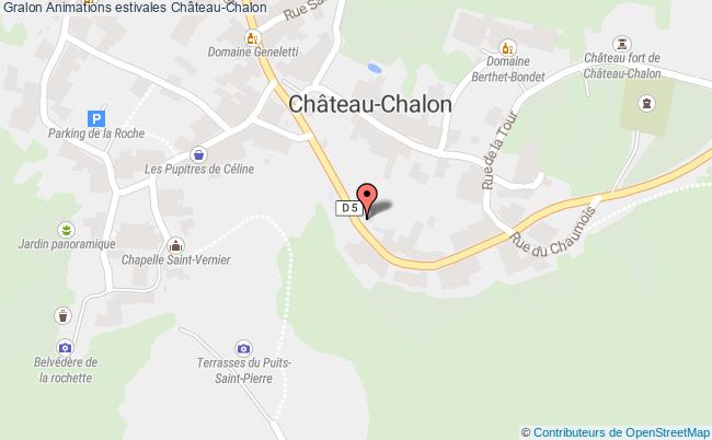 plan Animations Estivales Château-Chalon