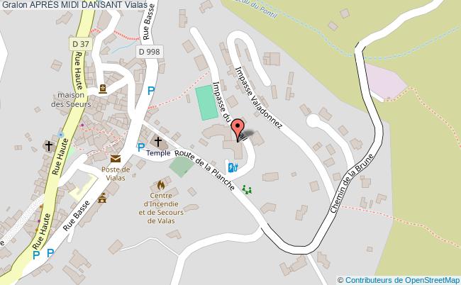 plan AprÈs Midi Dansant Vialas