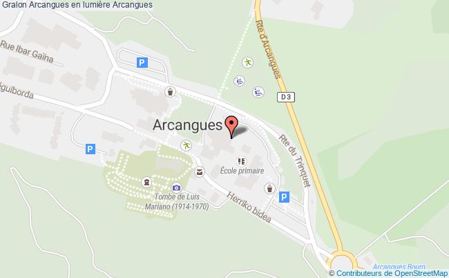 plan Arcangues En Lumière Arcangues