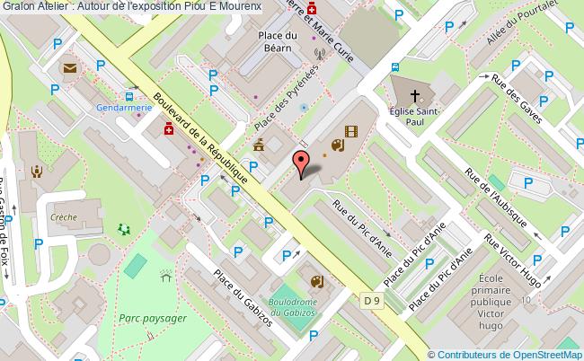 plan Atelier : Autour De L'exposition Piou E Mourenx