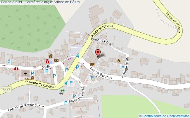 plan Atelier : Chimères D'argile Arthez-de-Béarn