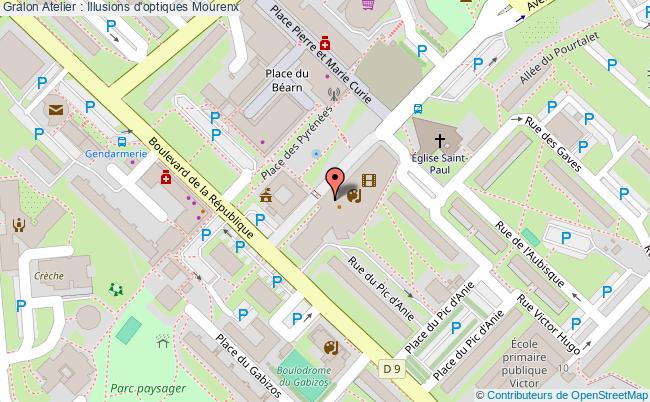 plan Atelier : Illusions D'optiques Mourenx