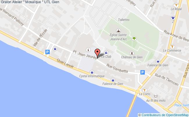 plan Atelier " Mosaïque " Utl Gien