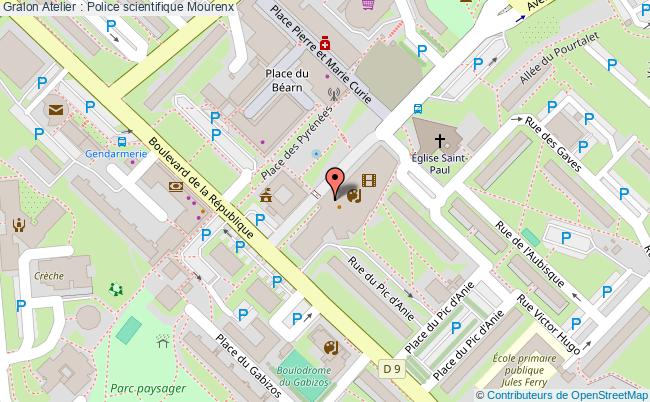 plan Atelier : Police Scientifique Mourenx