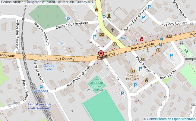 plan Atelier "calligraphie" Saint-Laurent-en-Grandvaux
