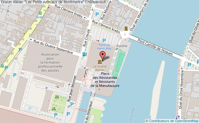 plan Atelier "les Petits Animaux De Montmartre" Châtellerault