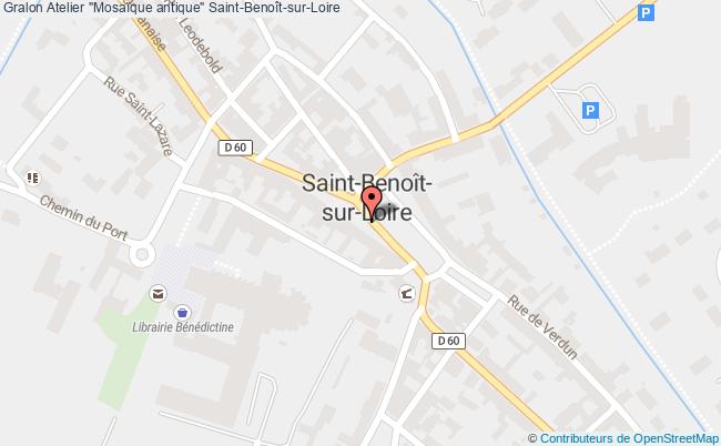 plan Atelier "mosaïque Antique" Saint-Benoît-sur-Loire