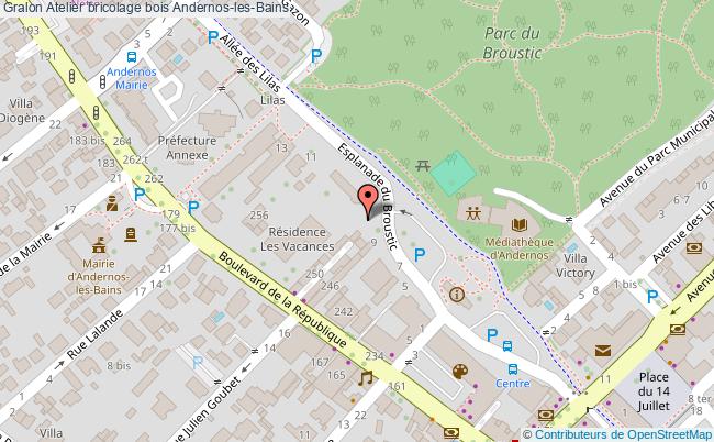 plan Atelier Bricolage Bois Andernos-les-Bains