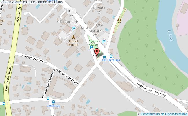 plan Atelier Couture Cambo-les-Bains