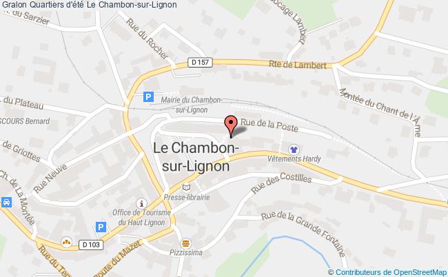 plan Atelier Créatif Le Chambon-sur-Lignon